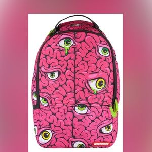 Sprayground Luggage Backpack Eyenstein Pink